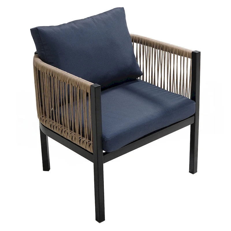 Ensemble canapé d'extérieur multi-places avec table