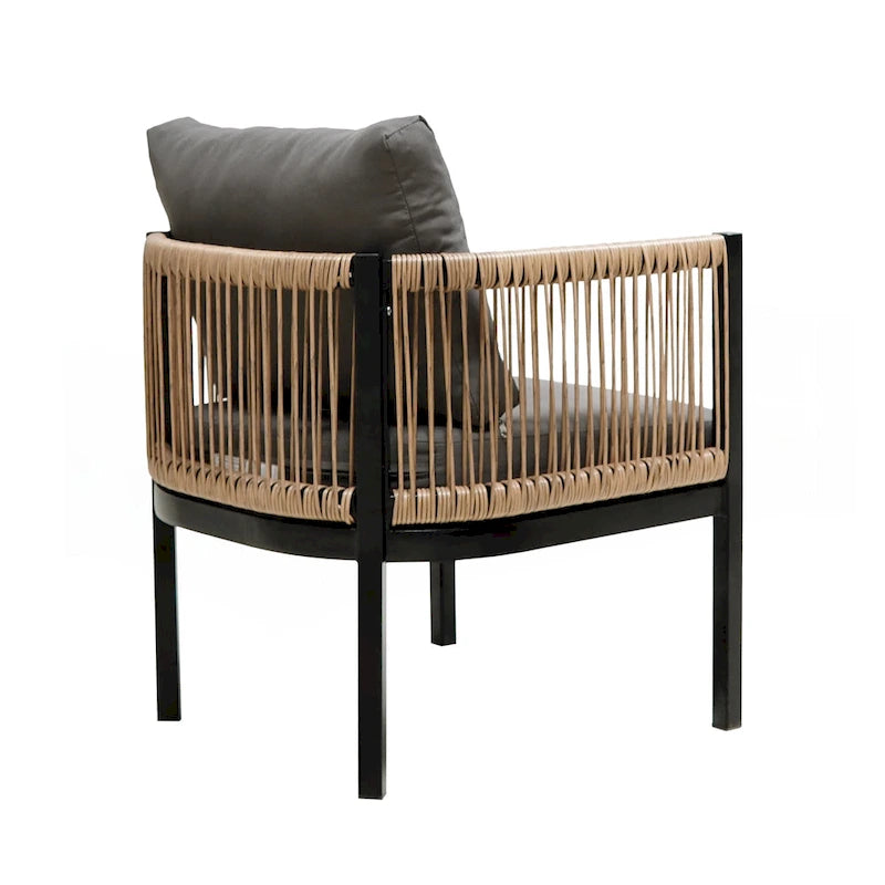Ensemble canapé d'extérieur multi-places avec table