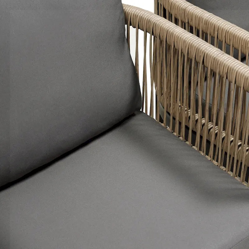 Ensemble canapé d'extérieur multi-places avec table
