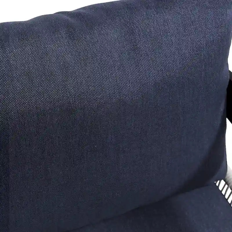 Ensemble canapé d'extérieur en fer pour plusieurs personnes avec table