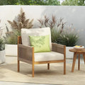 Chaise longue d'extérieur moderne en tissu tissé