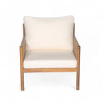 Chaise longue d'extérieur moderne en tissu tissé