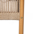 Chaise longue d'extérieur moderne en tissu tissé