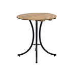 Ensemble de mobilier de jardin Roomfitters 3 pièces en résine tressée avec fauteuil, pouf et coussins pour terrasse ou jardin.