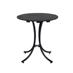 Ensemble de mobilier de jardin Roomfitters 3 pièces en résine tressée avec fauteuil, pouf et coussins pour terrasse ou jardin.