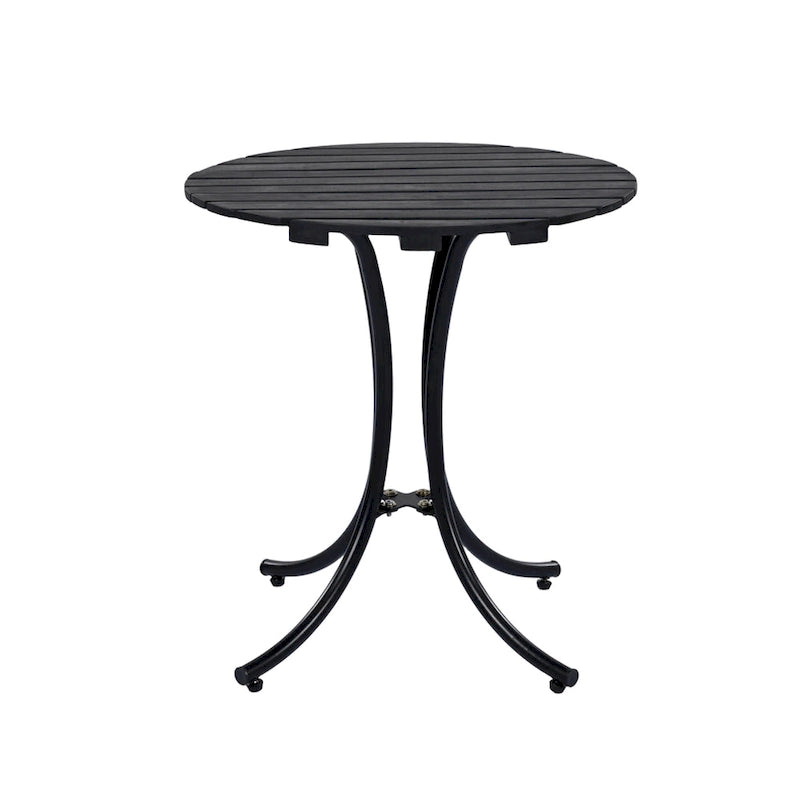 Ensemble de mobilier de jardin Roomfitters 3 pièces en résine tressée avec fauteuil, pouf et coussins pour terrasse ou jardin.