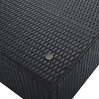 Ensemble de canapés d'angle modulaires en résine tressée 8 pièces avec table basse