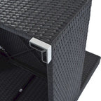 Ensemble de canapés d'angle modulaires en résine tressée 8 pièces avec table basse