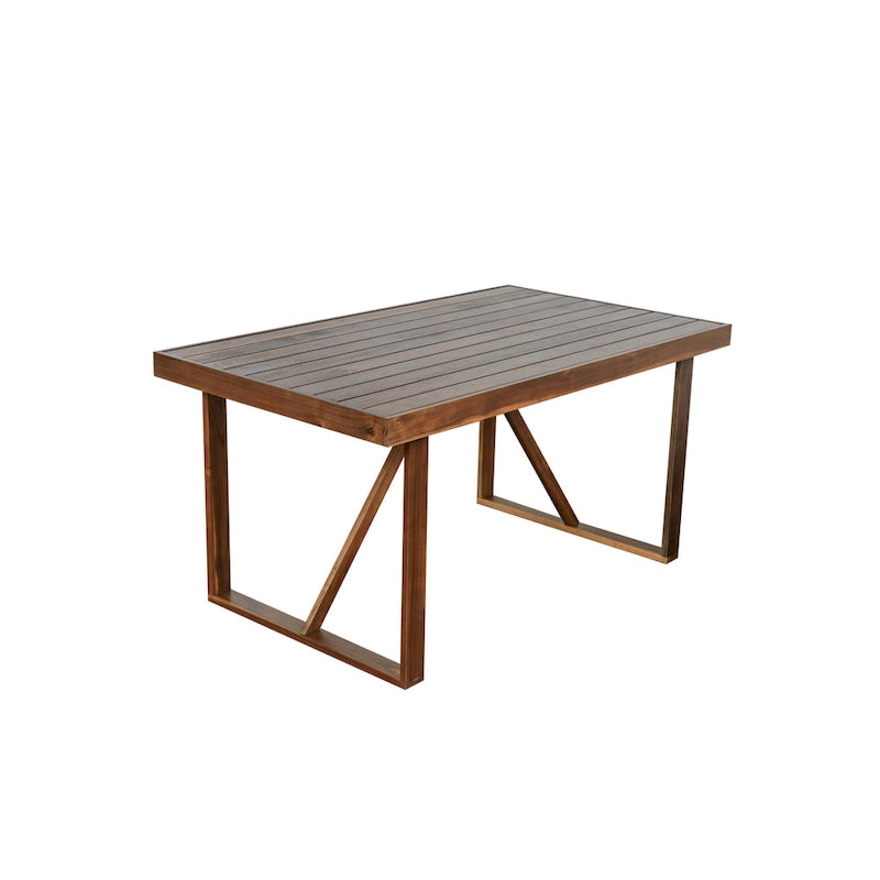 Ensemble table et chaises d'extérieur Roomfitters en bois d'acacia de haute qualité pour patio, balcon, jardin