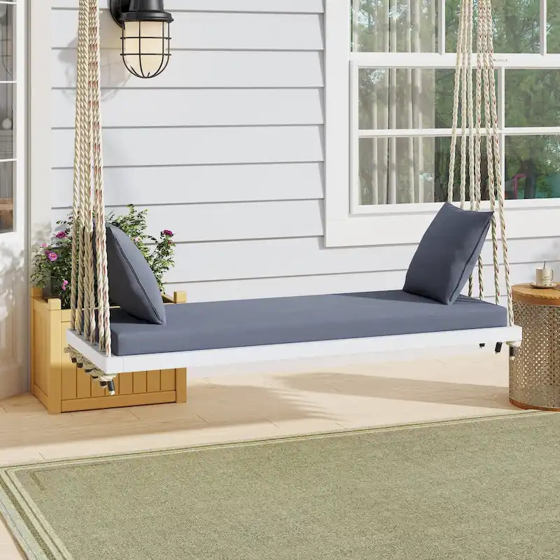 Balancelle en bois pour patio