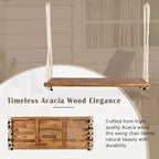 Balancelle en bois pour patio