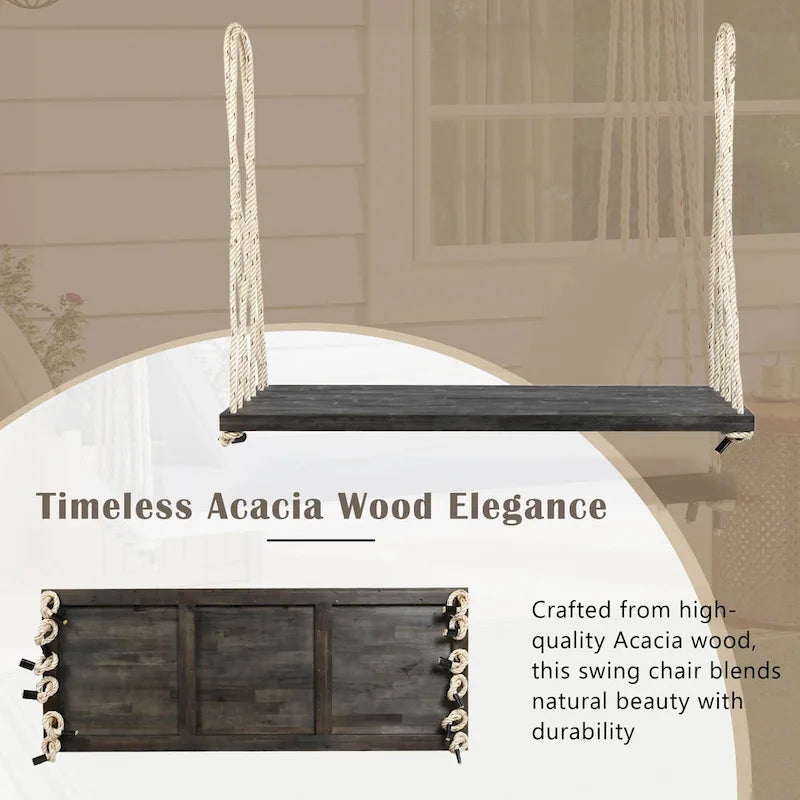 Balancelle en bois pour patio