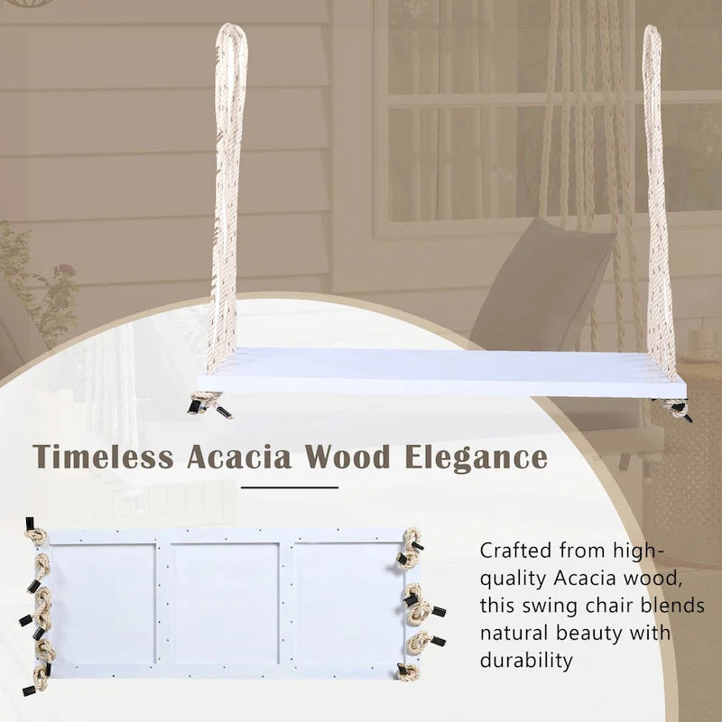 Balancelle en bois pour patio