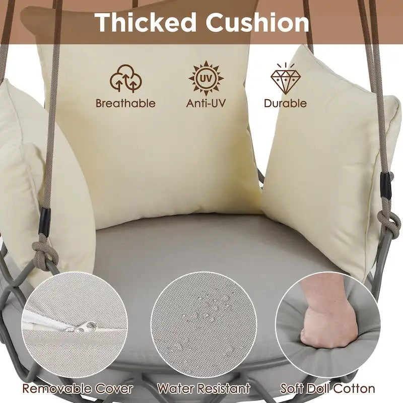 Panier suspendu pour balancelle de porche extérieur