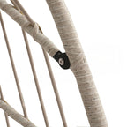 fauteuil suspendu en rotin pour jardin extérieur