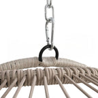 fauteuil suspendu en rotin pour jardin extérieur