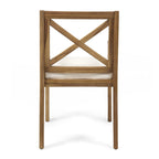 2 chaises de salle à manger avec coussins