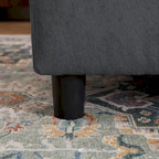 Canapé d'angle réversible de 102,56 po de largeur avec siège d'angle et banquette extensible