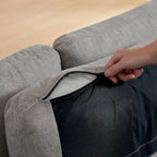 Canapé d'angle réversible de 102,56 po de largeur avec siège d'angle et banquette extensible