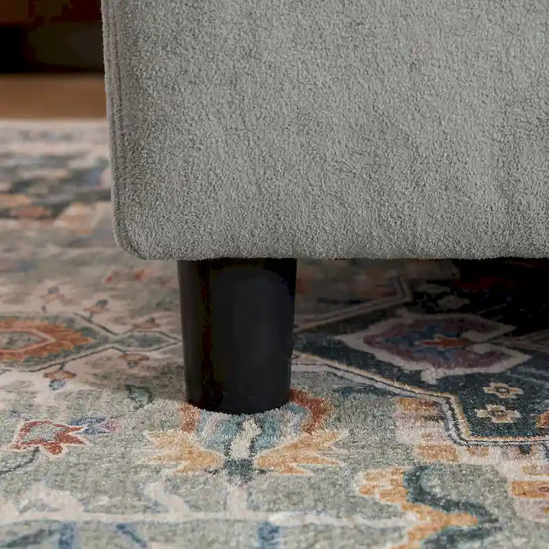 Canapé d'angle réversible de 102,56 po de largeur avec siège d'angle et banquette extensible