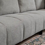 Canapé d'angle réversible de 102,56 po de largeur avec siège d'angle et banquette extensible