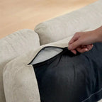 Canapé d'angle réversible de 102,56 po de largeur avec siège d'angle et banquette extensible