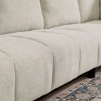 Canapé d'angle réversible de 102,56 po de largeur avec siège d'angle et banquette extensible