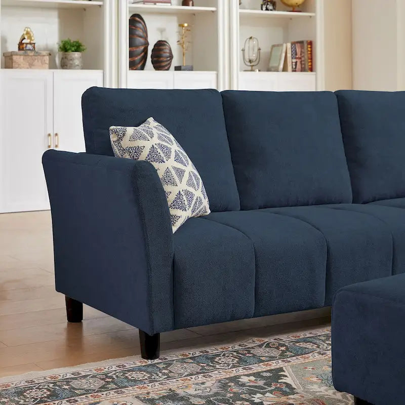 Canapé d'angle réversible de 102,56 po de largeur avec siège d'angle et banquette extensible