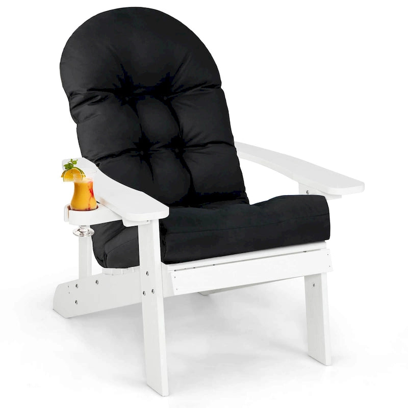 Fauteuil Adirondack Costway HIPS avec porte-gobelet - Voir les détails
