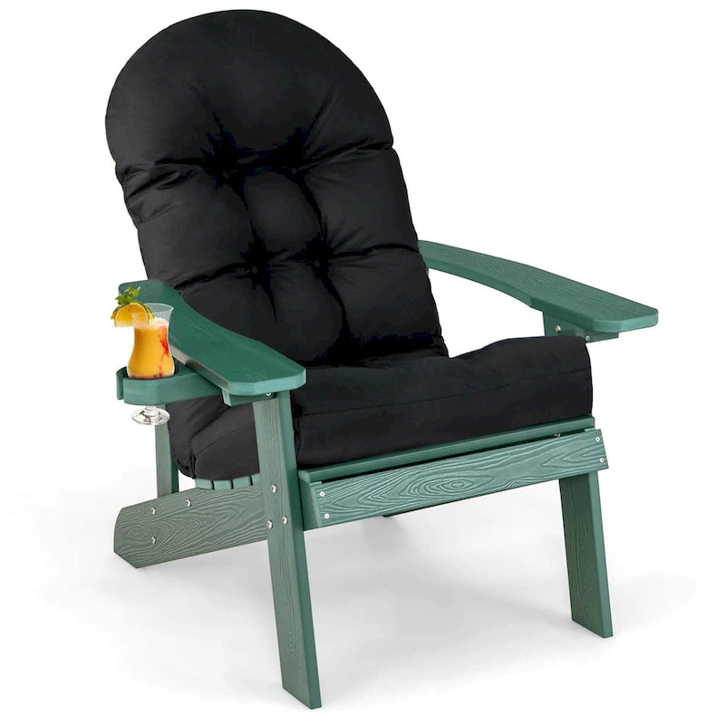 Fauteuil Adirondack Costway HIPS avec porte-gobelet - Voir les détails
