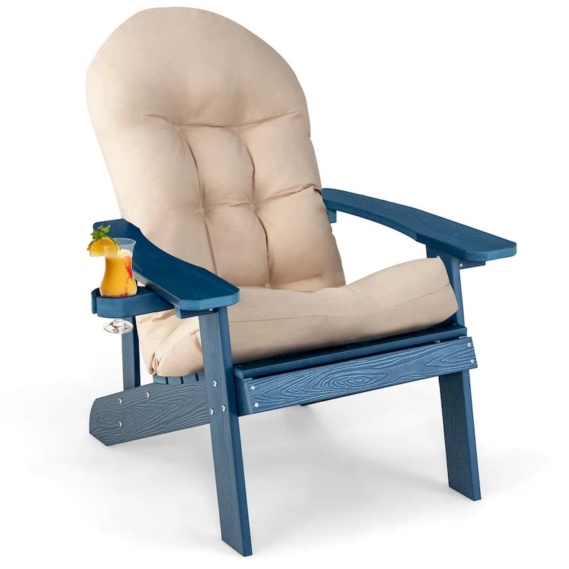 Fauteuil Adirondack Costway HIPS avec porte-gobelet - Voir les détails