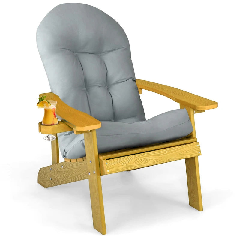 Fauteuil Adirondack Costway HIPS avec porte-gobelet - Voir les détails
