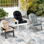 Fauteuil Adirondack Costway HIPS avec porte-gobelet - Voir les détails