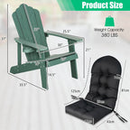 Fauteuil Adirondack Costway HIPS avec porte-gobelet - Voir les détails