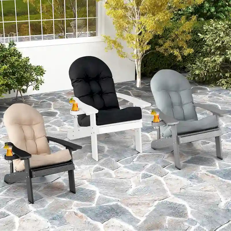 Fauteuil Adirondack Costway HIPS avec porte-gobelet - Voir les détails