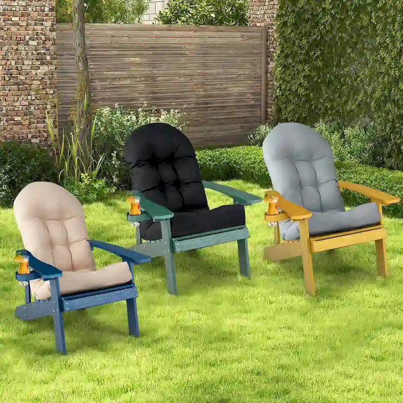 Fauteuil Adirondack Costway HIPS avec porte-gobelet - Voir les détails