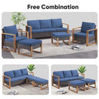 Chaise de jardin avec coussin épais