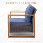 Chaise de jardin avec coussin épais