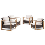 Chaise de jardin avec coussin épais