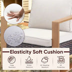 Chaise de jardin avec coussin épais