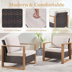 Chaise de jardin avec coussin épais