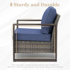 Chaise de jardin avec coussin épais