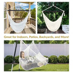 Fauteuil hamac suspendu Sunnydaze Caribbean XL