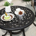 Table d'appoint de patio Costway 24 avec pieds réglables, ronde - Voir les détails