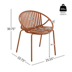 Ensemble de salle à manger d'extérieur extensible 7 pièces avec table extensible en bois d'acacia et 6 chaises empilables