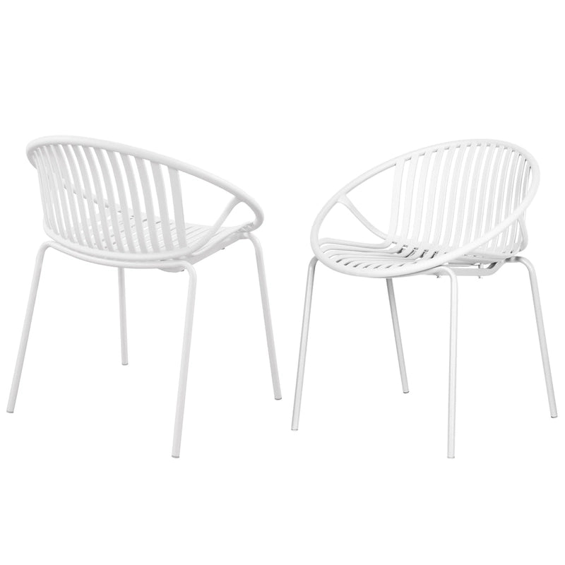 Ensemble de salle à manger d'extérieur extensible 7 pièces avec table extensible en bois d'acacia et 6 chaises empilables
