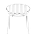 Ensemble de salle à manger d'extérieur extensible 7 pièces avec table extensible en bois d'acacia et 6 chaises empilables