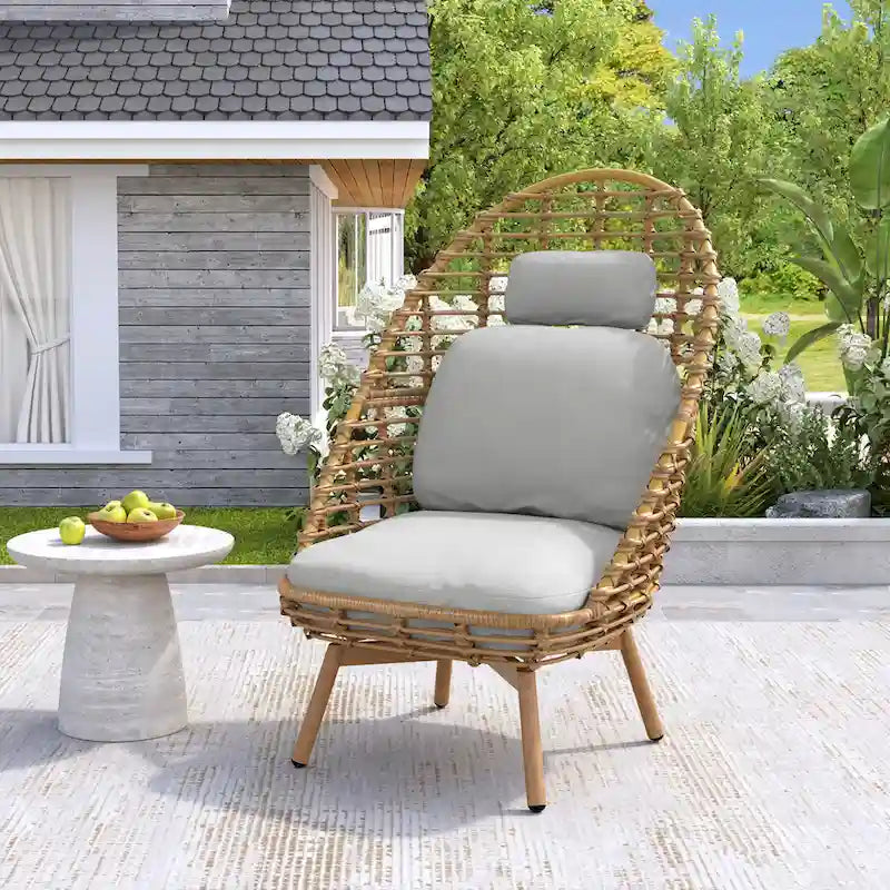Christopher Knight Home - Fauteuil de jardin Mendoza en rotin PE
