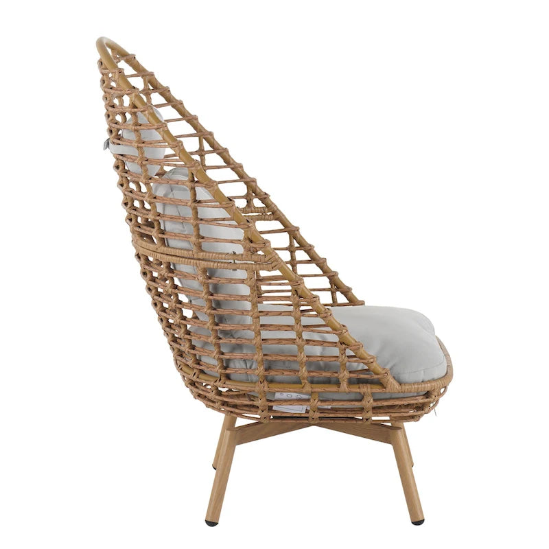 Christopher Knight Home - Fauteuil de jardin Mendoza en rotin PE