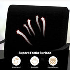 Fauteuil à bascule de patio Costway avec coussin, structure métallique robuste et lisse - Voir les détails